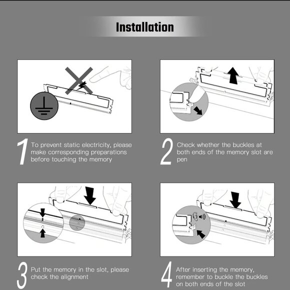 MACHINIST DDR4 RAM ECC and Desktop Memory 8G 16G 2666MHz/2133Mhz PC New DIMM Hig - Picture 3 of 15